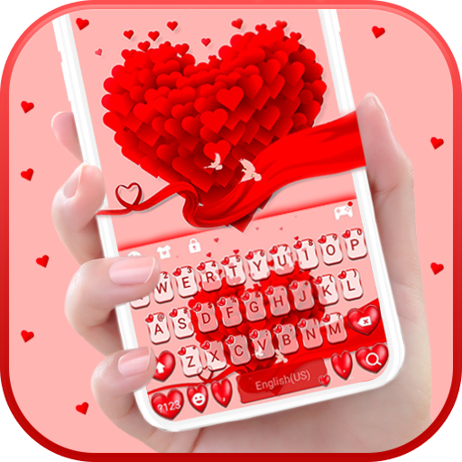 Valentine Red Hearts Theme 7.1.5_0331 Icon