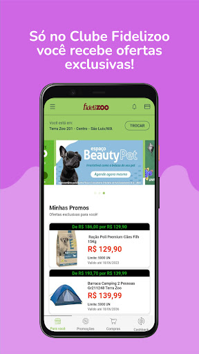 Android application Clube Fidelizoo screenshort
