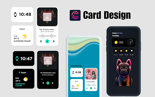 Android application Cardfiy KWGT screenshort