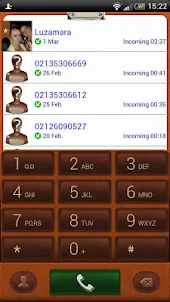 exDialer Leather Notepad Theme