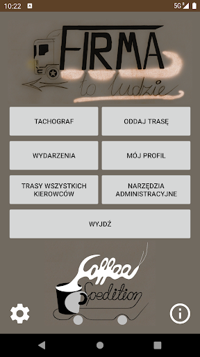 Coffee-Spedition Screen 2