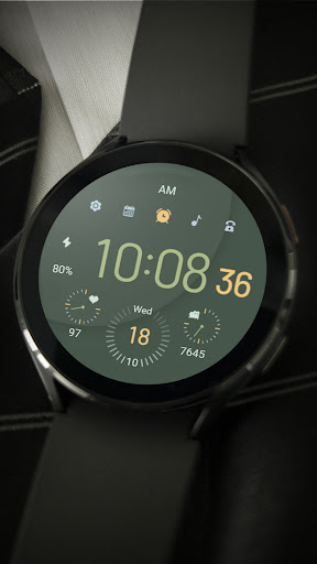 Flat Milk Green ZKin Watch screenshot 6