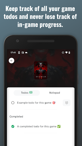 Compadre - Game Notes & Todos Screen 3