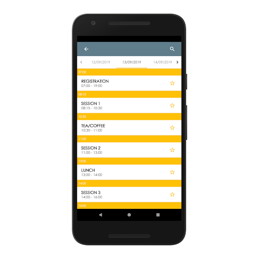 IQject Events Screen 2