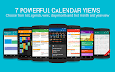 screenshot of DigiCal Calendar Agenda