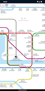 香港地鐵地圖