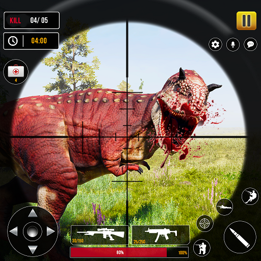 Trex Deadly Dinosaur Hunting logo
