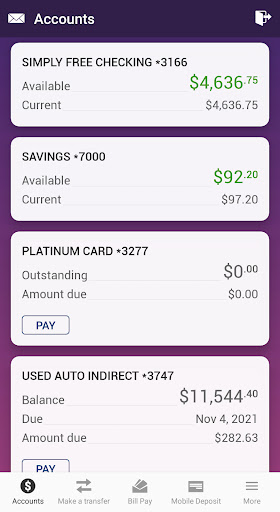 Android application General Electric Credit Union screenshort