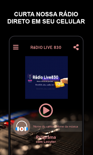 Rádio Live 830 Screen 2