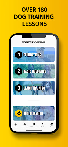 Android application Robert Cabral Dog Training screenshort
