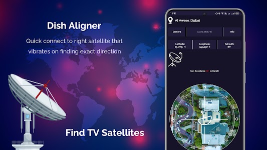 Satelliten-Tracker-Dish Unknown