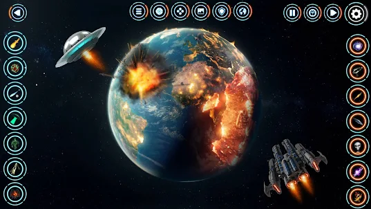 Solar System Destroy: io Games