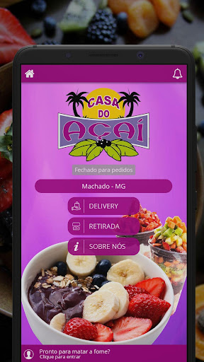 Android application Casa do Açaí screenshort