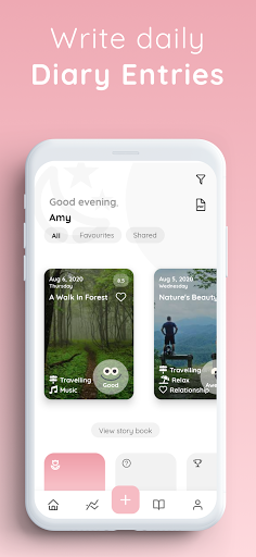 Chiku – Journal & Mood Tracker Screen 2