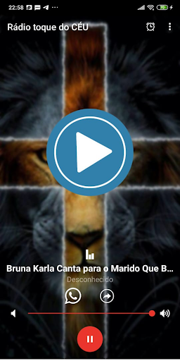 Android application Rádio toque do CÉU screenshort