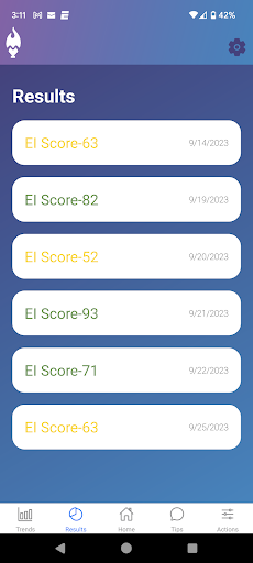 Android application Mend Your Light screenshort