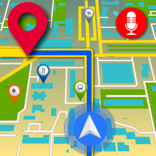 Voice GPS MAPS & Directions logo