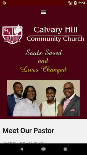 Android application Calvary Hill Community Church screenshort