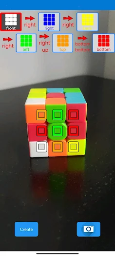 3DRubiksCube Camera Solver 3x3 - Screenshot 1