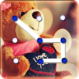 Teddy Bear Pattern Lock Screen icon
