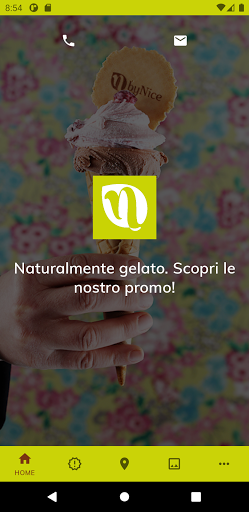 Android application Gelateria byNice screenshort