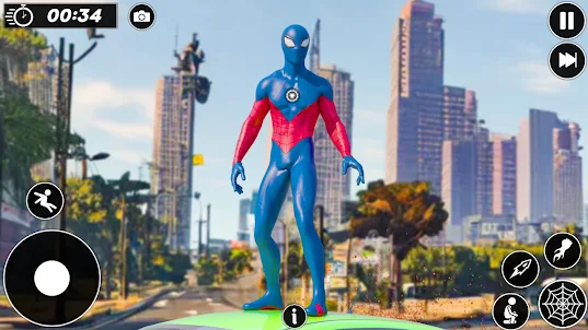 Spider Rope Hero: City Fighter