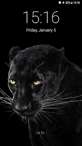 Black Panther Lock Screen