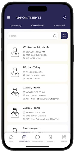 EPIC Life Application Screen 3