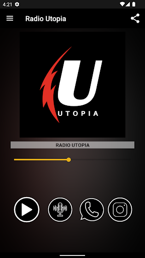 Android application Radio Utopia screenshort