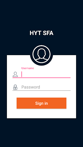 Android application MOBILE SFA screenshort