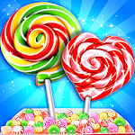 Sweet Candy Maker - Lollipop & Gummy Candy Game Apk