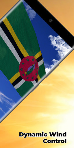 Dominica Flag Live Wallpaper Screen 2