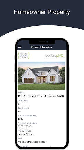 dwellingLIVE Builder Screen 3