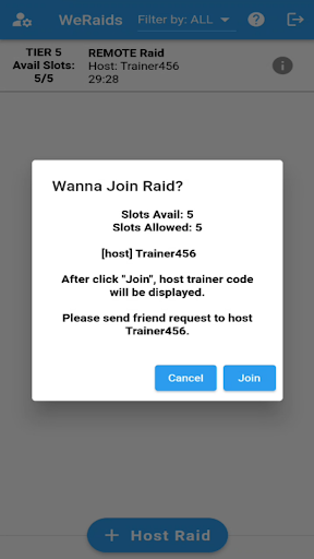 WeRaids Screen 3