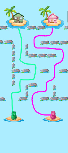 Crocodile go home Draw puzzle