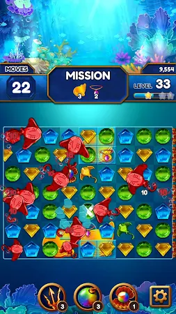Game screenshot Under the Deep Sea: Match 3 hack