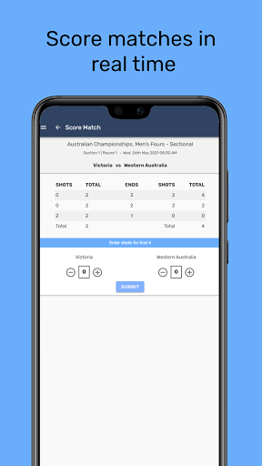 BowlsLink Scoring Screen 3