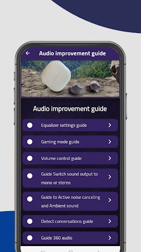 Android application Galaxy Buds FE Guide screenshort