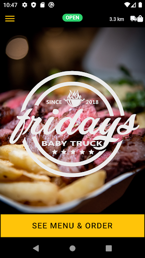 Android application Fridays Baby Truck screenshort