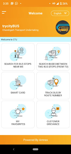 Android application trycityBUS screenshort
