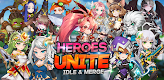 screenshot of HEROES UNITE : IDLE & MERGE