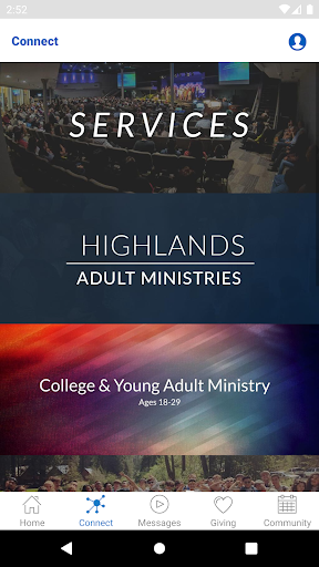 Church Of The Highlands App Screen 2
