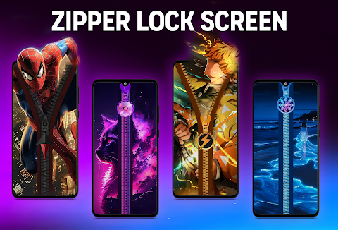 Zipper Lock Screen - Zip Lockのおすすめ画像1