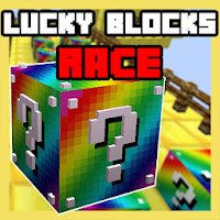 Lucky Blocks Race for MCPE