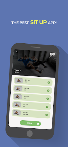 100 Sit Ups In 6 Weeks At Home Screenshot 1 - AppWisp.com