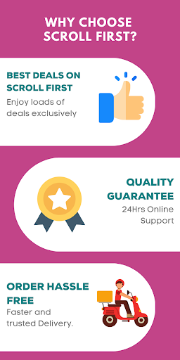 Android application Scroll First screenshort