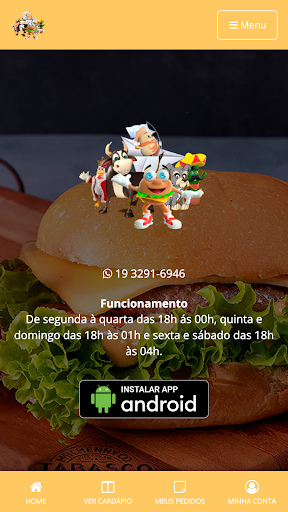 Android application Lanchão - Campos Elisios screenshort