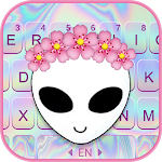 Cover Image of Herunterladen Nette Alien-Emoji-Tastatur 1.0 APK