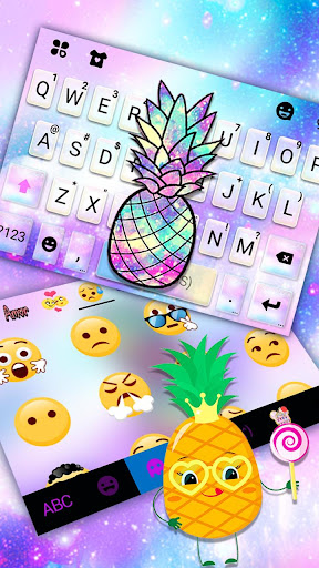 Pineapple Galaxy 2 Keyboard Th Screen 3