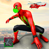 Flying Super Rescue Mission Flying Rope Hero